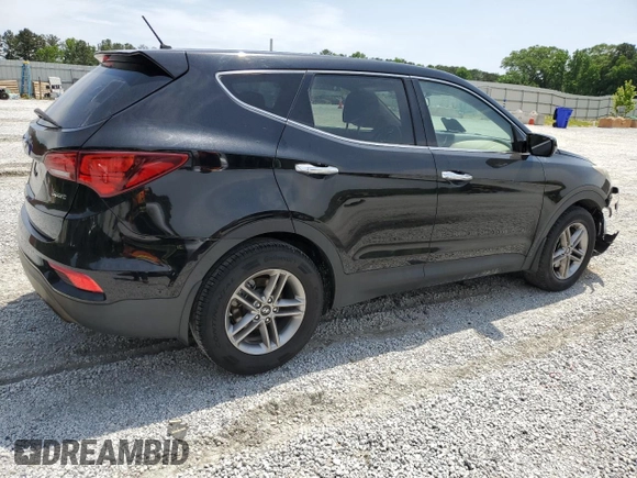2018 Hyundai Santa Fe 2.4L with VIN 5XYZT3LB4JG546566, listed as a Copart auction lot 57268105 with 153,314 mi miles and Clean title. Bid and sale history available at DreamBid. Image 3.