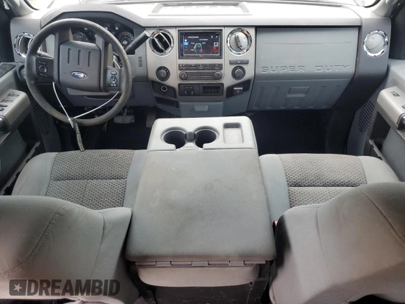 2014 Ford F-250 XL with VIN 1FT7W2BT4EEB48646, listed as a Copart auction lot 62489945 with 235,728 mi miles and Salvage title. Bid and sale history available at DreamBid. Image 8.