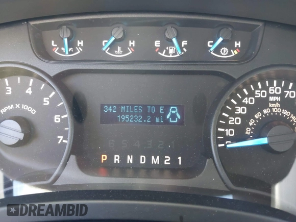 2014 Ford F-150 XL with VIN 1FTEX1CM4EKE58061, listed as a IAAI auction lot 41669258 with 195,232 mi miles. Bid and sale history available at carsss.com. Image 14.