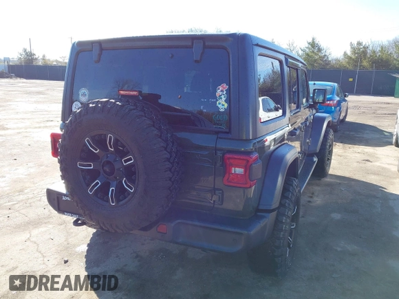 2020 Jeep Wrangler Unlimited Sport S с VIN 1C4HJXDG9LW328034, выставлен на аукционе IAAI как лот 41808054 с пробегом 48 781 миль миль и . История ставок и продаж доступна на DreamBid. Изображение 4.