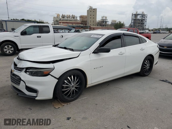 2016 Chevrolet Malibu LS with VIN 1G1ZB5ST8GF193889, listed as a Copart auction lot 60373445 with 134,821 mi miles and Salvage title. Bid and sale history available at DreamBid. Image 1.