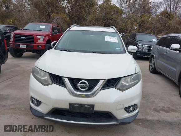 2015 Nissan Rogue SL with VIN 5N1AT2MT6FC761145, listed as a IAAI auction lot 41447918 with 97,021 mi miles. Bid and sale history available at carsss.com. Image 12.