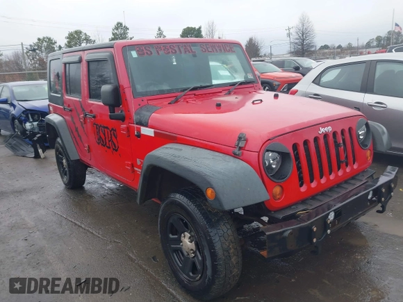 2009 Jeep Wrangler Unlimited X with VIN 1J4GZ39159L711992, listed as a IAAI auction lot 41416000 with 270,461 mi miles. Bid and sale history available at carsss.com. Image 1.