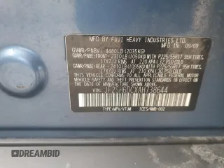 2010 Subaru Forester X Limited with VIN JF2SH6DCXAH738644, listed as a Copart auction lot 50980395 with 173,666 mi miles and Clean Title. Bid and sale history available at DreamBid. Image 12.