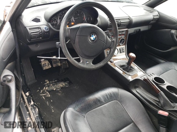 2000 BMW Z3 2.5L with VIN WBACH9349YLF91237, listed as a Copart auction lot 84605174 with 69,997 mi miles and Salvage Title. Bid and sale history available at carsss.com. Image 8.