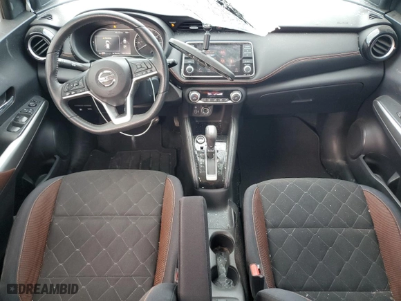 2018 Nissan Kicks SR with VIN 3N1CP5CU6JL509862, listed as a Copart auction lot 50445485 with 109,745 mi miles and Salvage Title. Bid and sale history available at carsss.com. Image 8.