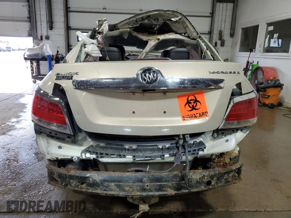 2012 Buick LaCrosse Premium 1 with VIN 1G4GD5E36CF122717, listed as a Copart auction lot 58747645 with Not provided miles and Non repairable. Bid and sale history available at DreamBid. Image 6.