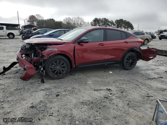 2024 Buick Envista Sport Touring with VIN KL47LBE25RB031171, listed as a Copart auction lot 43633475 with 22,607 mi miles and Salvage Title. Bid and sale history available at carsss.com. Image 1.