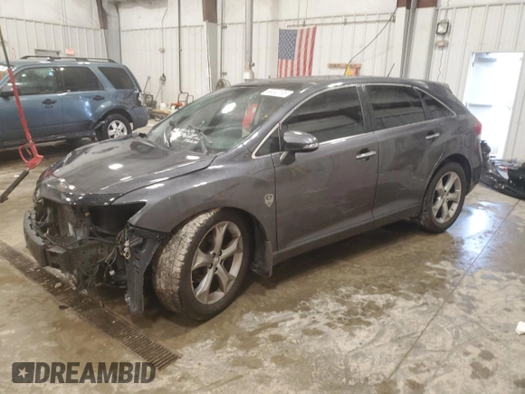2013 Toyota Venza LE with VIN 4T3BK3BB3DU084576, listed as a Copart auction lot 58440165 with 124,952 mi miles and Non repairable. Bid and sale history available at DreamBid. Image 1.