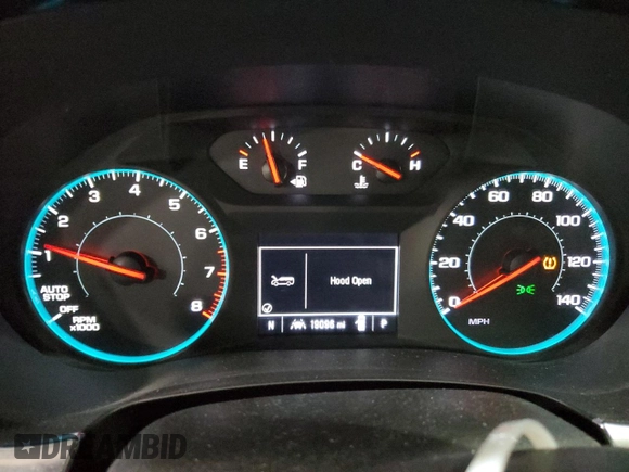 2022 Chevrolet Traverse LS with VIN 1GNEVFKW1NJ168119, listed as a Copart auction lot 80633784 with 19,096 mi miles and Salvage Title. Bid and sale history available at carsss.com. Image 9.