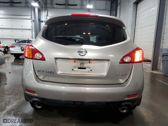 2009 Nissan Murano S with VIN JN8AZ18W89W118451, listed as a Copart auction lot 81934394 with 183,533 mi miles and Salvage Title. Bid and sale history available at carsss.com. Image 6.