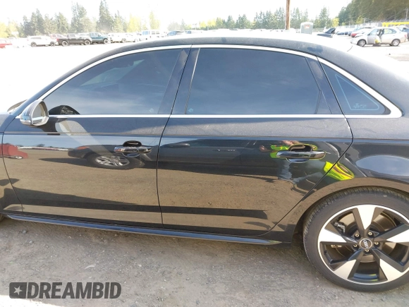 2017 Audi A4 Premium Plus with VIN WAUENAF42HN019863, listed as a IAAI auction lot 42046853 with 112,667 mi miles. Bid and sale history available at carsss.com. Image 14.