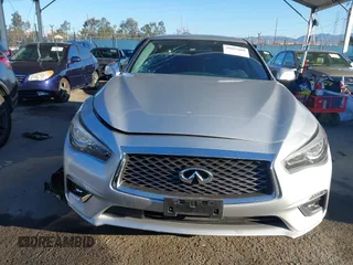 2019 Infiniti Q50 3.0t LUXE with VIN JN1EV7APXKM511676, listed as a IAAI auction lot 41655489 with 22,521 mi miles. Bid and sale history available at carsss.com. Image 12.