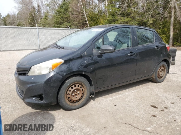 2012 Toyota Yaris L with VIN JTDKTUD32CD507037, listed as a Copart auction lot 53119305 with 254,893 mi miles and Clean Title. Bid and sale history available at carsss.com. Image 1.