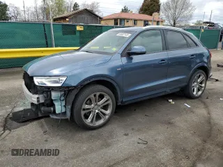 2018 Audi Q3 Premium z VIN WA1BCCFS3JR006389, wystawiony jako Copart lot #54602145 z przebiegiem 72 832 mil mil oraz Szkoda całkowita • Salvage title. Historia ofert i sprzedaży dostępna na DreamBid. Obrazek 1.