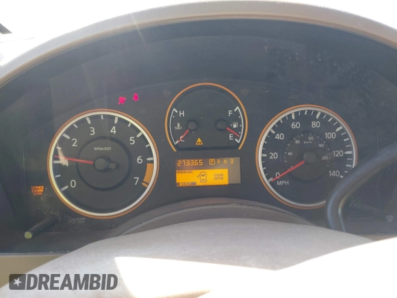 2009 Nissan Titan SE with VIN 1N6BA07D89N306682, listed as a IAAI auction lot 41348877 with 273,365 mi miles. Bid and sale history available at carsss.com. Image 7.