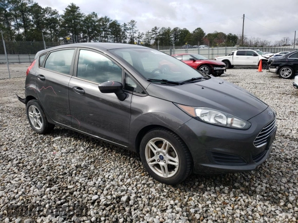 2017 Ford Fiesta SE with VIN 3FADP4EJ5HM167667, listed as a Copart auction lot 48505885 with 37,263 mi miles and Salvage Title. Bid and sale history available at carsss.com. Image 4.