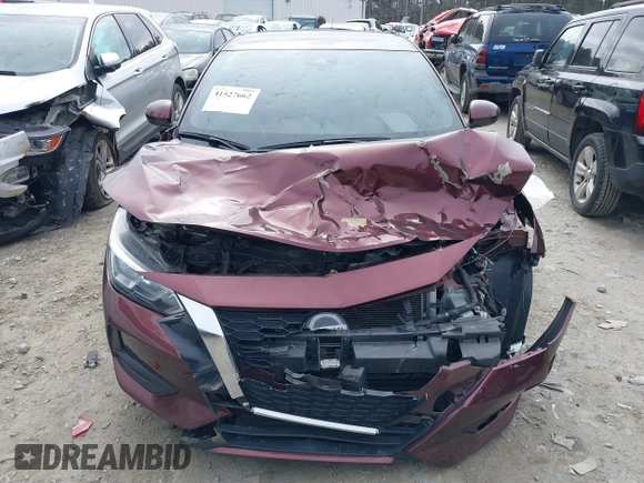 2022 Nissan Sentra SV with VIN 3N1AB8CV3NY310065, listed as a IAAI auction lot 41527662 with 91,207 mi miles and . Bid and sale history available at DreamBid. Image 6.