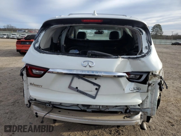 2020 Infiniti QX60 Pure with VIN 5N1DL0MN1LC546769, listed as a Copart auction lot 48313715 with 68,695 mi miles and Salvage Title. Bid and sale history available at DreamBid. Image 6.