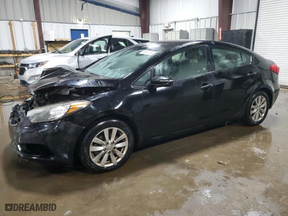 2014 Kia Forte LX with VIN KNAFX4A68E5230876, listed as a Copart auction lot 79341094 with 111,420 mi miles and Salvage Title. Bid and sale history available at carsss.com. Image 1.