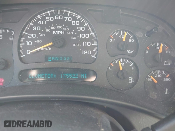 2004 Chevrolet Tahoe LT z VIN 1GNEK13T34J147108, wystawiony jako IAAI lot #41681752 z przebiegiem 175 522 mil mil oraz . Historia ofert i sprzedaży dostępna na DreamBid. Obrazek 7.