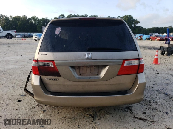 2006 Honda Odyssey EX-L with VIN 5FNRL38796B437846, listed as a Copart auction lot 49096585 with 0 mi miles and Non Repairable. Bid and sale history available at carsss.com. Image 6.