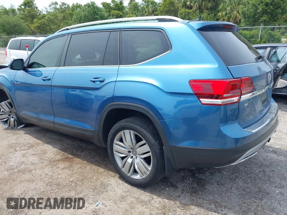 2019 Volkswagen Atlas SE z VIN 1V2WR2CA5KC524650, wystawiony jako IAAI lot #42217791 z przebiegiem 92 571 mil mil oraz . Historia ofert i sprzedaży dostępna na DreamBid. Obrazek 3.