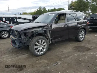 2013 Infiniti QX56 with VIN JN8AZ2NE2D9040676, listed as a Copart auction lot 71395084 with 163,769 mi miles and Salvage Title. Bid and sale history available at carsss.com. Image 1.