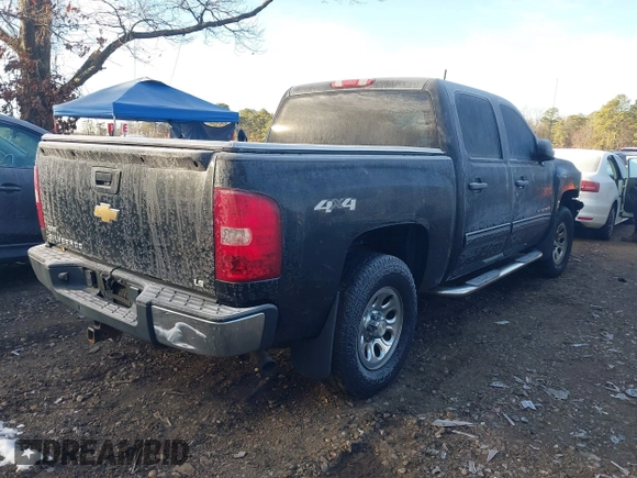 2010 Chevrolet Silverado 1500 LS with VIN 3GCRKREA9AG151200, listed as a IAAI auction lot 41172064 with 113,662 mi miles. Bid and sale history available at carsss.com. Image 4.