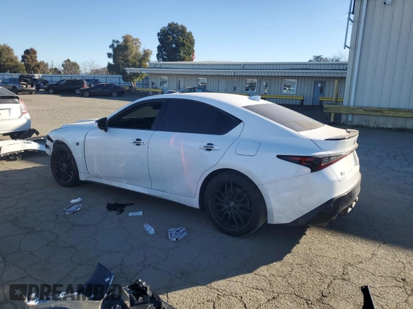 2023 Lexus IS with VIN JTHAP1D28P5003371, listed as a Copart auction lot 41433395 with 30,262 mi miles and Salvage Title. Bid and sale history available at carsss.com. Image 2.