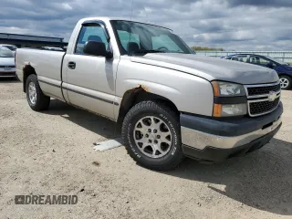 2006 Chevrolet Silverado 1500 Work Truck with VIN 3GCEC14X66G219267, listed as a Copart auction lot 55697215 with Not Provided miles and Clean Title. Bid and sale history available at DreamBid. Image 4.
