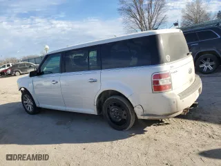2010 Ford Flex SEL with VIN 2FMGK5CC0ABA91732, listed as a Copart auction lot 46924885 with 218,177 mi miles and Salvage Title. Bid and sale history available at carsss.com. Image 2.