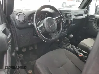 2018 Jeep Wrangler Sport S with VIN 1C4AJWAG7JL916447, listed as a Copart auction lot 55484475 with 55,136 mi miles and Salvage title. Bid and sale history available at DreamBid. Image 8.