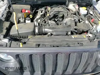 2022 Jeep Wrangler Unlimited Sport with VIN 1C4HJXDGXNW237633, listed as a Copart auction lot 64390065 with 19,428 mi miles and Salvage title. Bid and sale history available at DreamBid. Image 15.