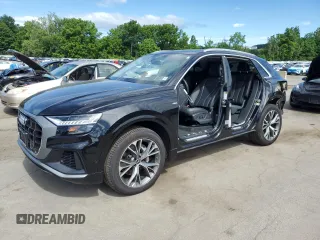 2023 Audi Q8 Premium Plus z VIN WA1EVBF11PD015719, wystawiony jako Copart lot #64190205 z przebiegiem 34 340 mil mil oraz Szkoda całkowita • Salvage title. Historia ofert i sprzedaży dostępna na DreamBid. Obrazek 1.