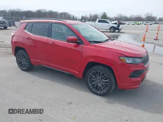 2022 Jeep Compass High Altitude with VIN 3C4NJDCB3NT194315, listed as a IAAI auction lot 41806533 with 15,398 mi miles and . Bid and sale history available at DreamBid. Image 1.