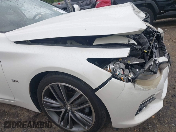 2016 Infiniti Q50 Premium with VIN JN1EV7AR8GM345554, listed as a IAAI auction lot 41965915 with 88,646 mi miles and . Bid and sale history available at DreamBid. Image 12.