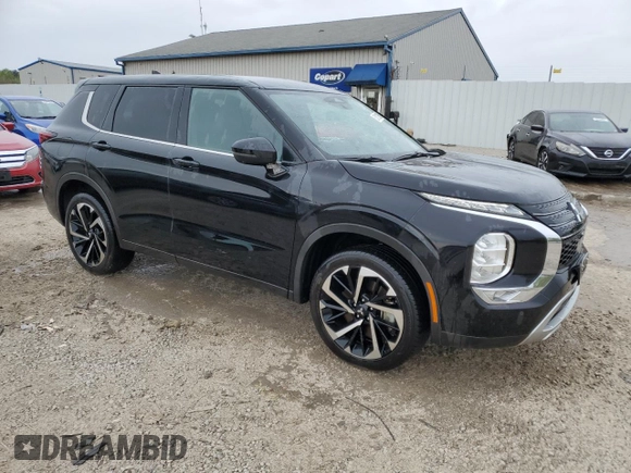 2022 Mitsubishi Outlander SE with VIN JA4J3UA83NZ087624, listed as a Copart auction lot 53121985 with 17,132 mi miles and Salvage title. Bid and sale history available at DreamBid. Image 4.