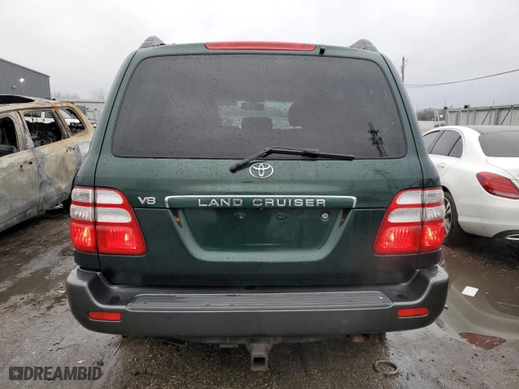 2004 Toyota Land Cruiser with VIN JTEHT05J342058427, listed as a Copart auction lot 86834364 with 245,279 mi miles and Clean Title. Bid and sale history available at carsss.com. Image 6.