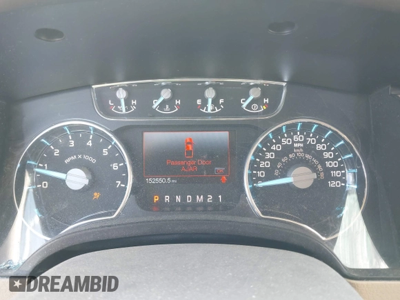 2011 Ford F-150 XL with VIN 1FTFW1EF5BFD28929, listed as a IAAI auction lot 41644770 with 152,550 mi miles. Bid and sale history available at carsss.com. Image 7.