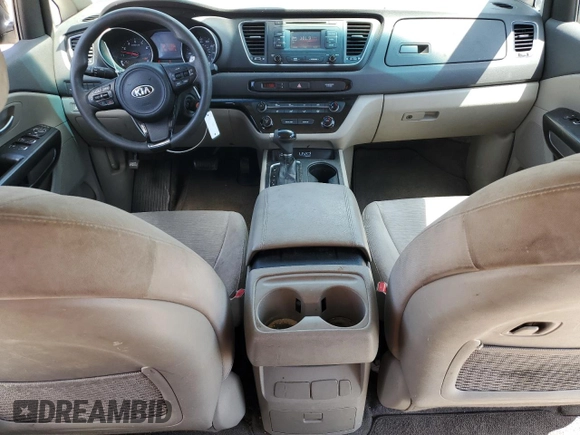 2015 Kia Sedona LX with VIN KNDMB5C18F6042287, listed as a Copart auction lot 51274594 with 112,016 mi miles and Salvage Title. Bid and sale history available at carsss.com. Image 8.