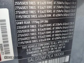 2014 Land Rover Range Rover HSE z VIN SALGS2WF7EA180068, wystawiony jako Copart lot #57511275 z przebiegiem 150 214 mil mil oraz Czysty tytuł • Clean title. Historia ofert i sprzedaży dostępna na DreamBid. Obrazek 13.