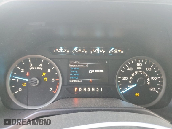 2016 Ford F-150 XL with VIN 1FTNF1EG1GKD72171, listed as a Copart auction lot 48471715 with 22,948 mi miles and Salvage title. Bid and sale history available at DreamBid. Image 9.