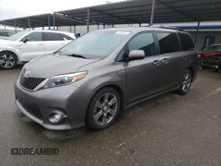 2017 Toyota Sienna SE with VIN 5TDXZ3DC9HS900561, listed as a Copart auction lot 51349315 with 69,205 mi miles and Salvage Title. Bid and sale history available at DreamBid. Image 1.