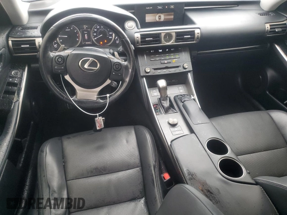 2016 Lexus IS 300/350 with VIN JTHCM1D2XG5013160, listed as a Copart auction lot 43817725 with 85,490 mi miles and Salvage title. Bid and sale history available at DreamBid. Image 8.