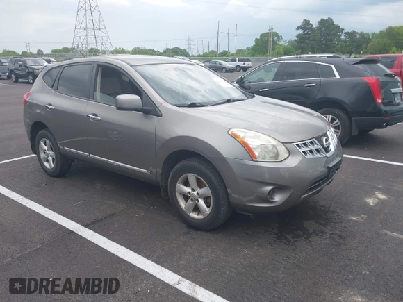 2013 Nissan Rogue S with VIN JN8AS5MT0DW040764, listed as a IAAI auction lot 42113146 with 159,987 mi miles. Bid and sale history available at carsss.com. Image 1.