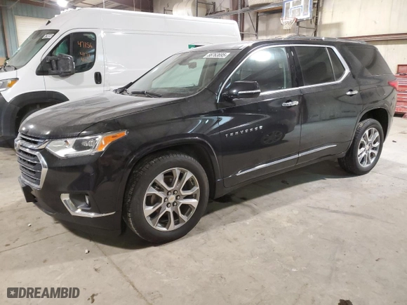 2019 Chevrolet Traverse Premier with VIN 1GNEVKKW4KJ301458, listed as a Copart auction lot 88763695 with 65,493 mi miles and Salvage Title. Bid and sale history available at carsss.com. Image 1.