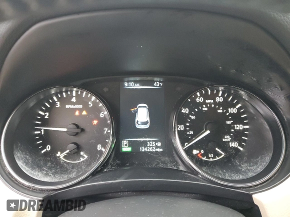 2017 Nissan Rogue SL with VIN JN8AT2MTXHW398715, listed as a Copart auction lot 42044975 with 134,262 mi miles and Salvage Title. Bid and sale history available at DreamBid. Image 9.