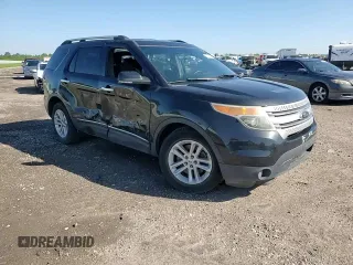 2014 Ford Explorer XLT with VIN 1FM5K7D83EGB35542, listed as a Copart auction lot 52088705 with 163,061 mi miles and Salvage title. Bid and sale history available at DreamBid. Image 11.