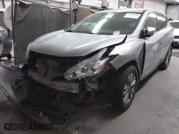 2016 Nissan Murano S with VIN 5N1AZ2MG2GN110635, listed as a IAAI auction lot 42061480 with 161,294 mi miles and . Bid and sale history available at carsss.com. Image 18.